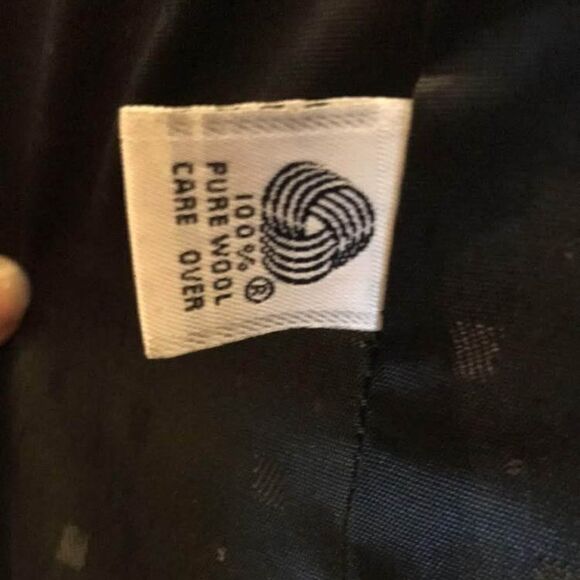 Ashley Scott Double Breasted Black Wool Coat‎ - Picture 8 of 8